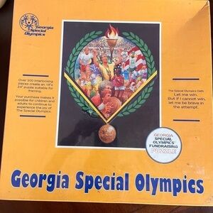 Vintage Georgia special Olympics puzzle/sealed